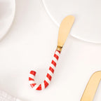 Candy Stick Cheese And Butter Knife Gold Set Of 2