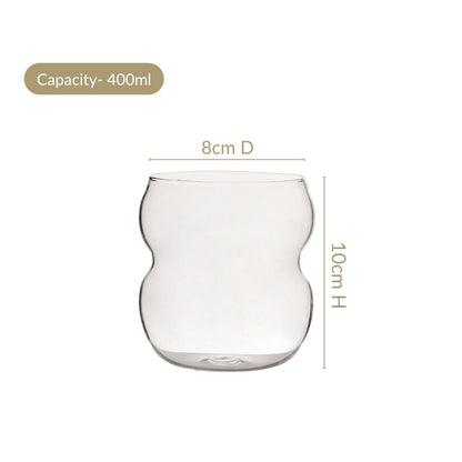 Retro Glass Set Of 2 400ml