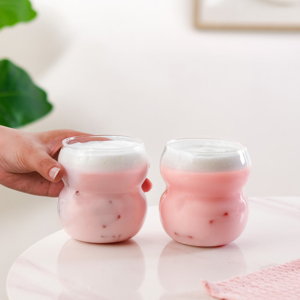 Retro Glass Set Of 2 400ml