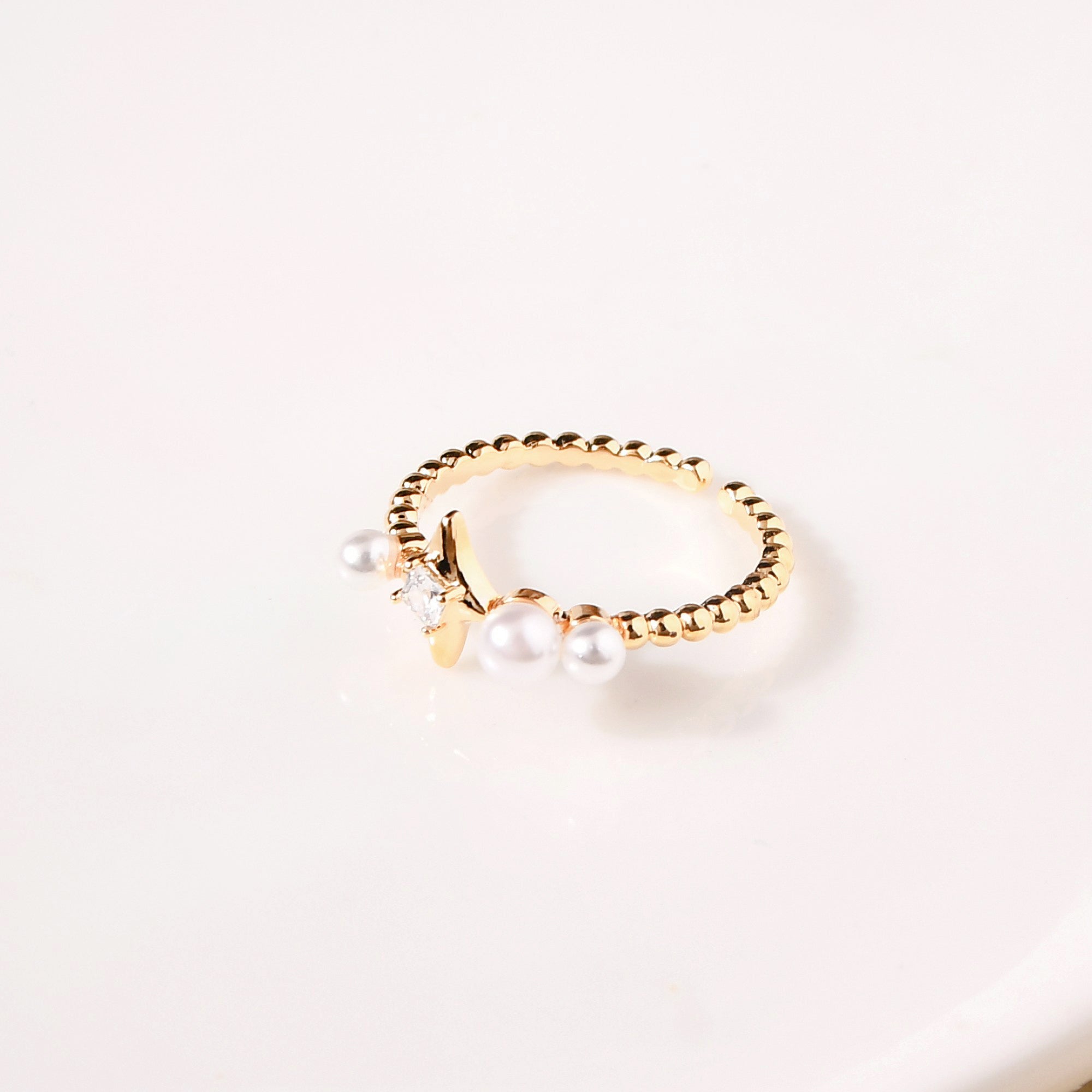 Celestial Harmony Gold Ring