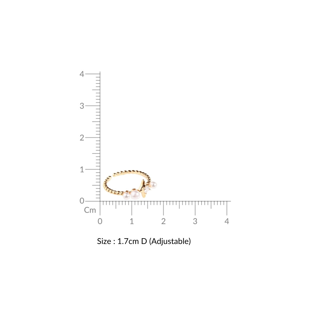 Celestial Harmony Gold Ring