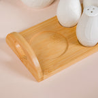 Ceramic Jar And Salt Pepper Shaker Set Of 4 With Tray