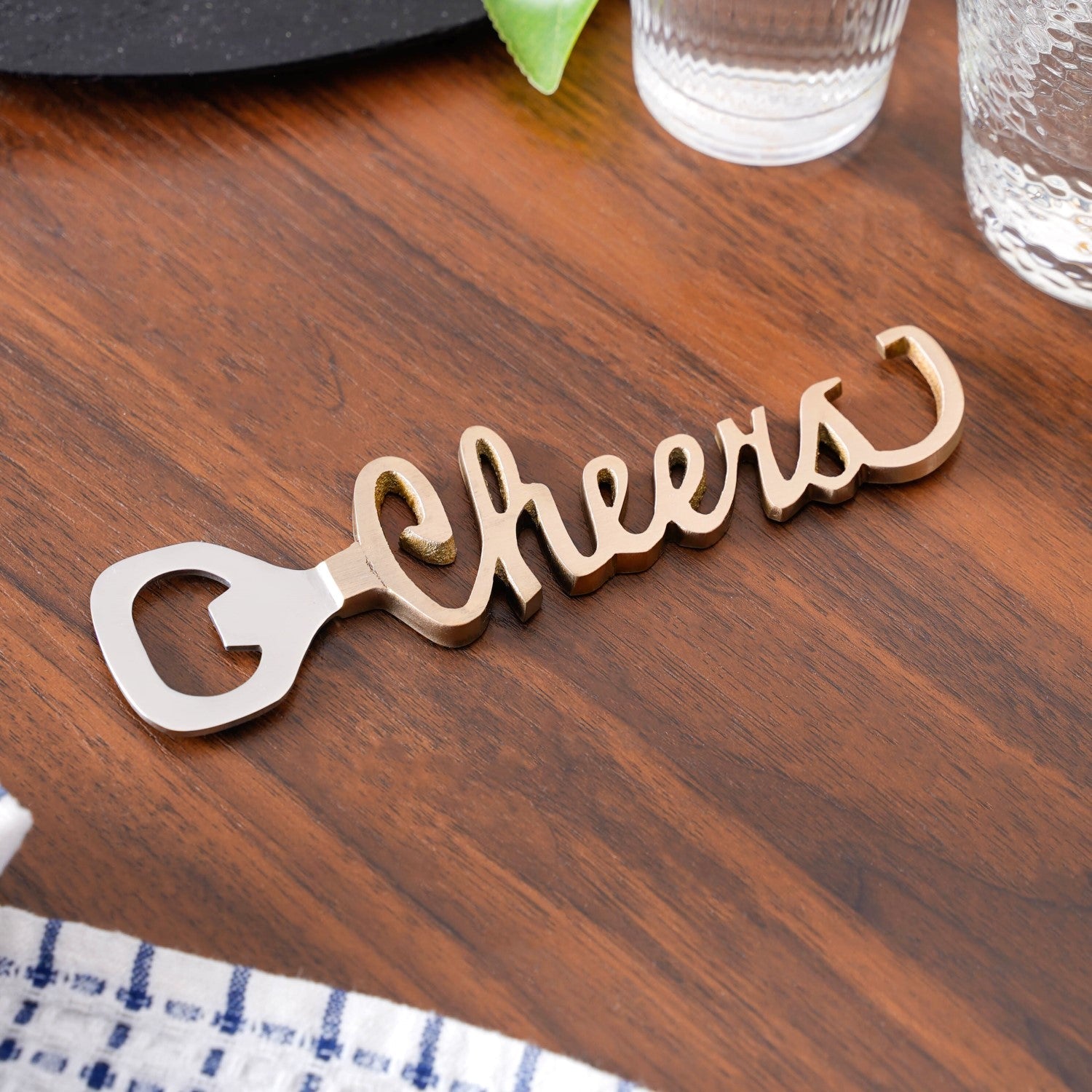 Cheers Stainless Steel Bottle Opener