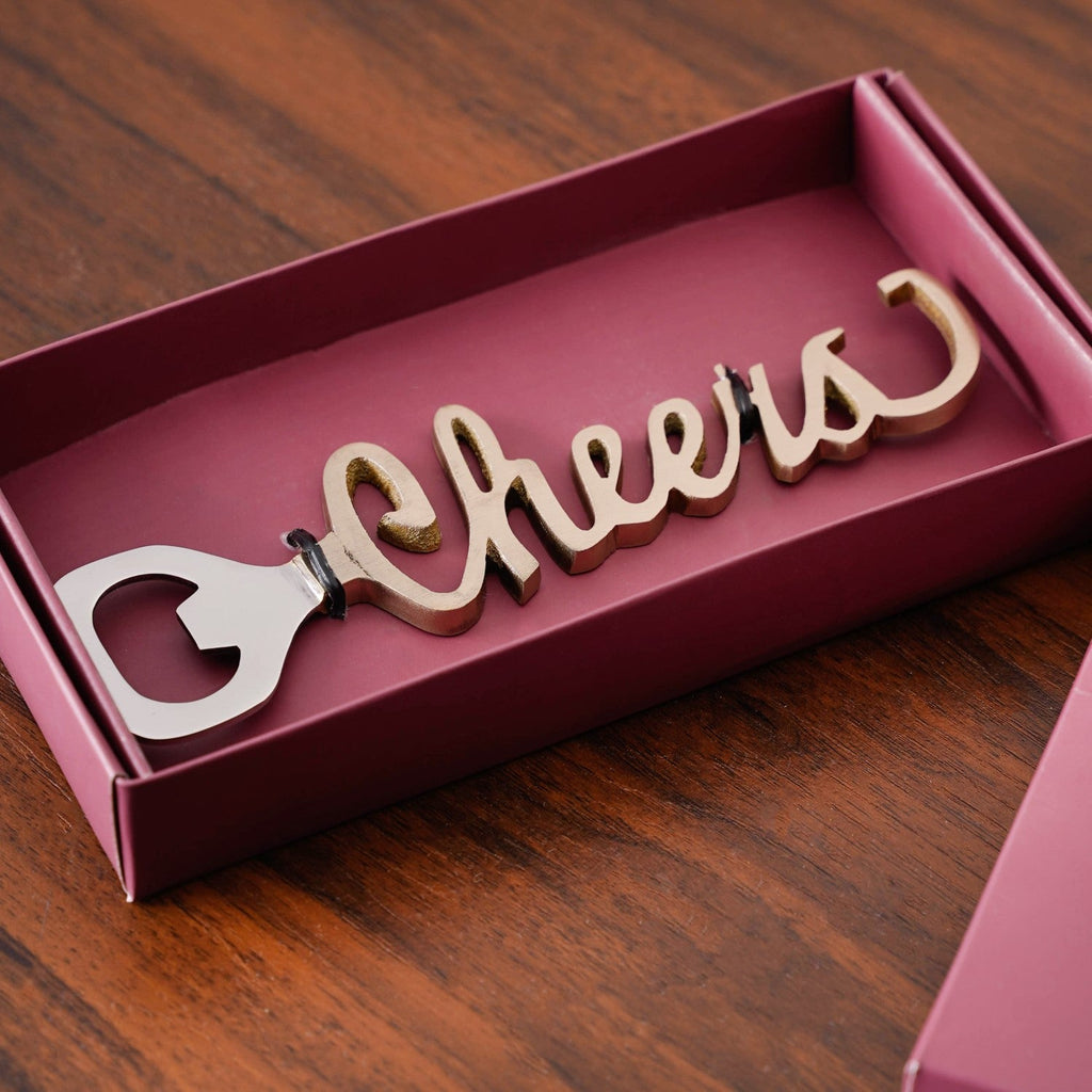 Cheers Stainless Steel Bottle Opener