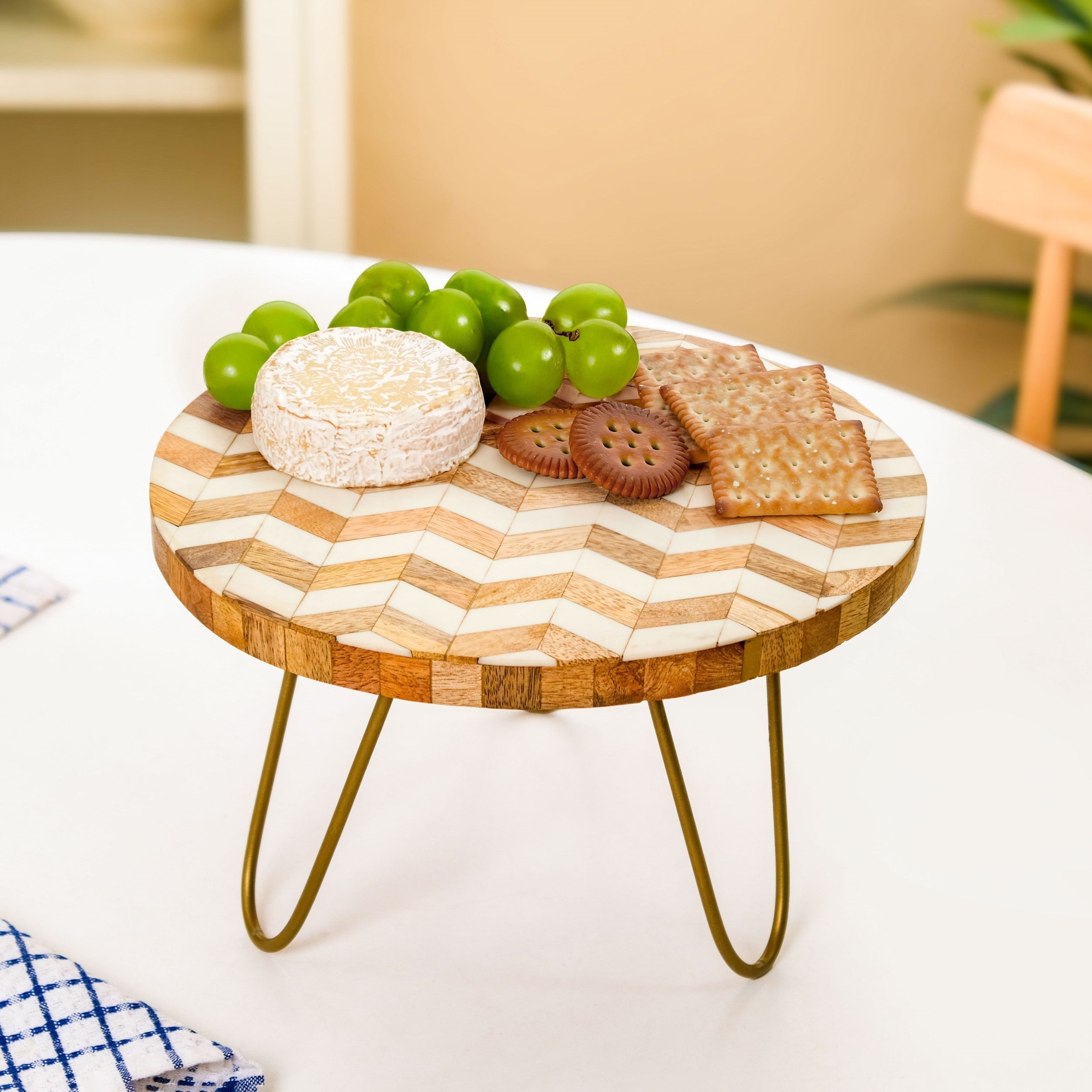 Chevron Mosaic Wooden Riser