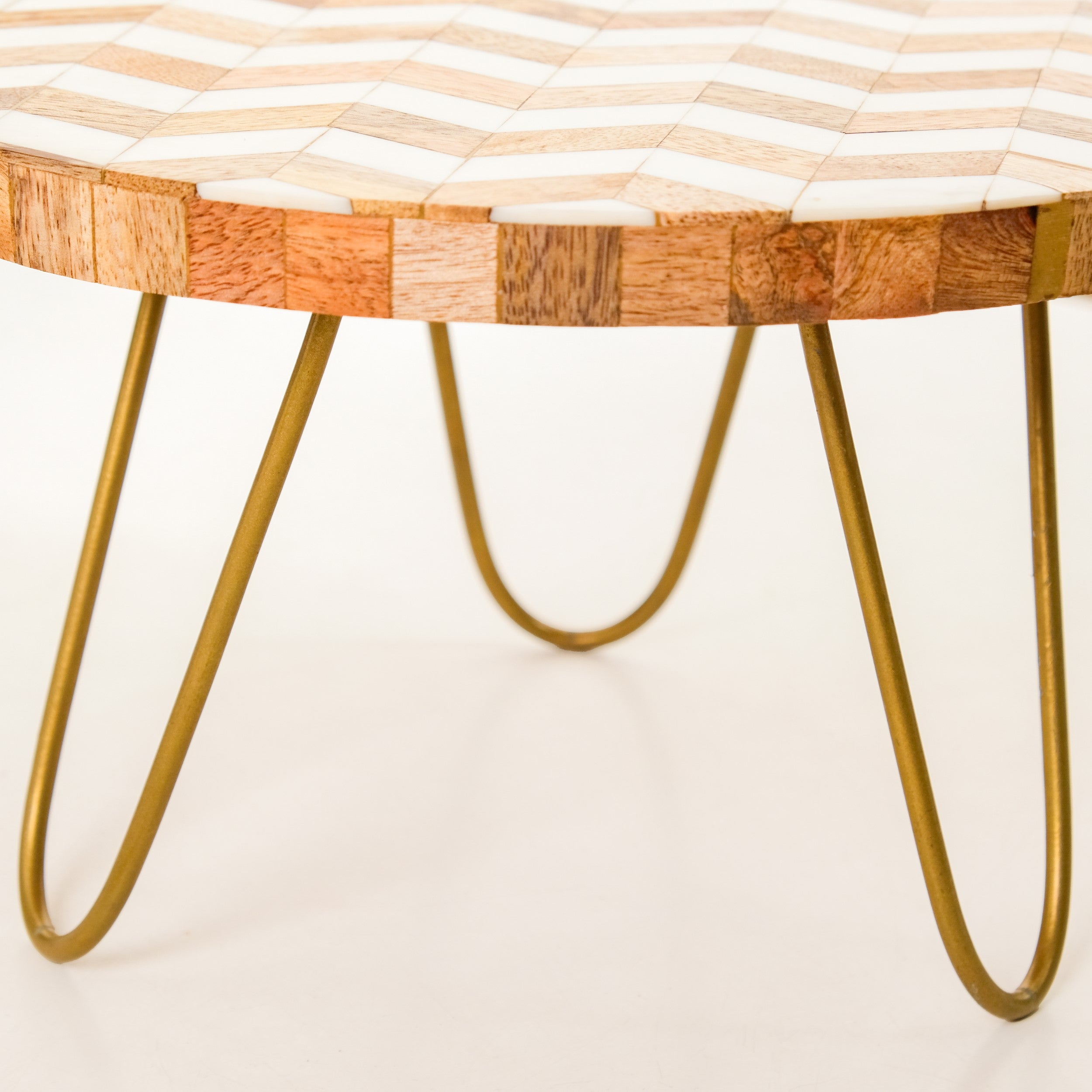 Chevron Mosaic Wooden Riser