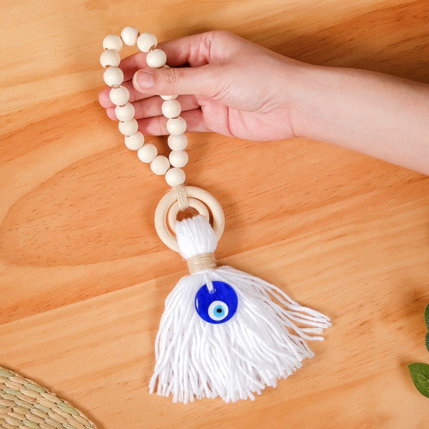 Beaded Evil Eye Wall Hanging Set Of 2