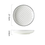 Black and White Deep Plate