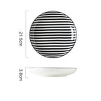Black and White Deep Plate