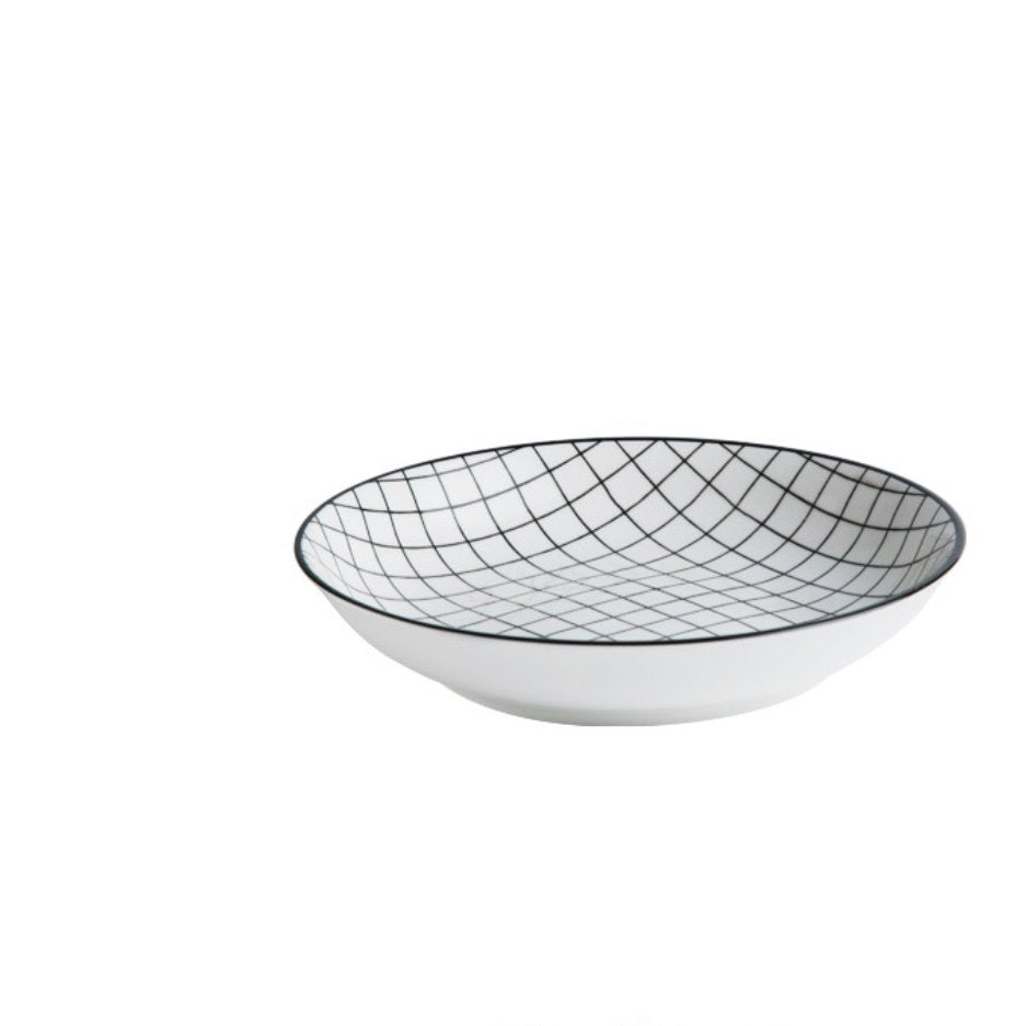 Black and White Deep Plate