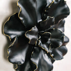 Black Gold Carnation Flower Wall Decor