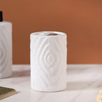 Contour Design Bathroom Accessories Set Of 3 White