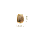 Contour Studs Gold