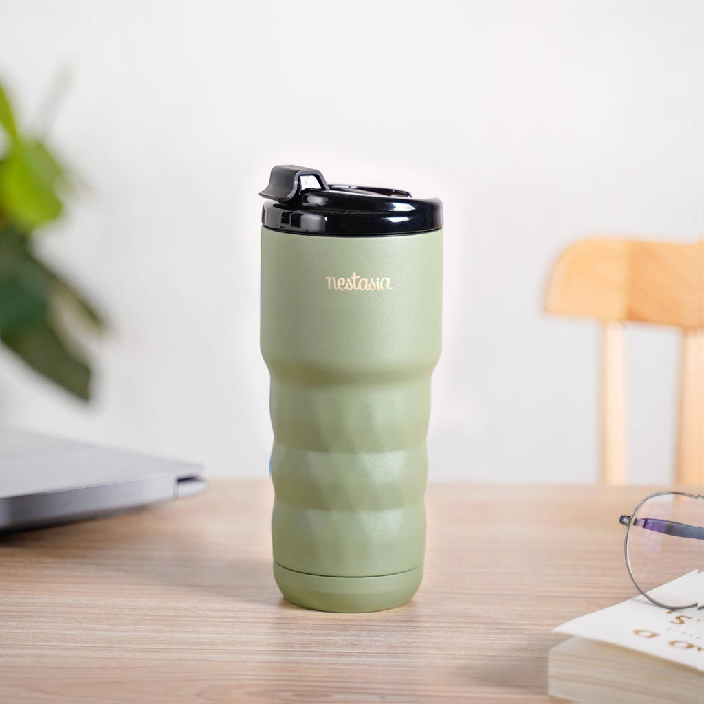 Brewster Grande Vacuum Copper Insulated Travel Flask Seaweed Green 590ml