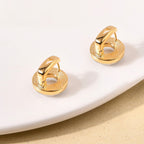 Crystal Halo Clip On Studs