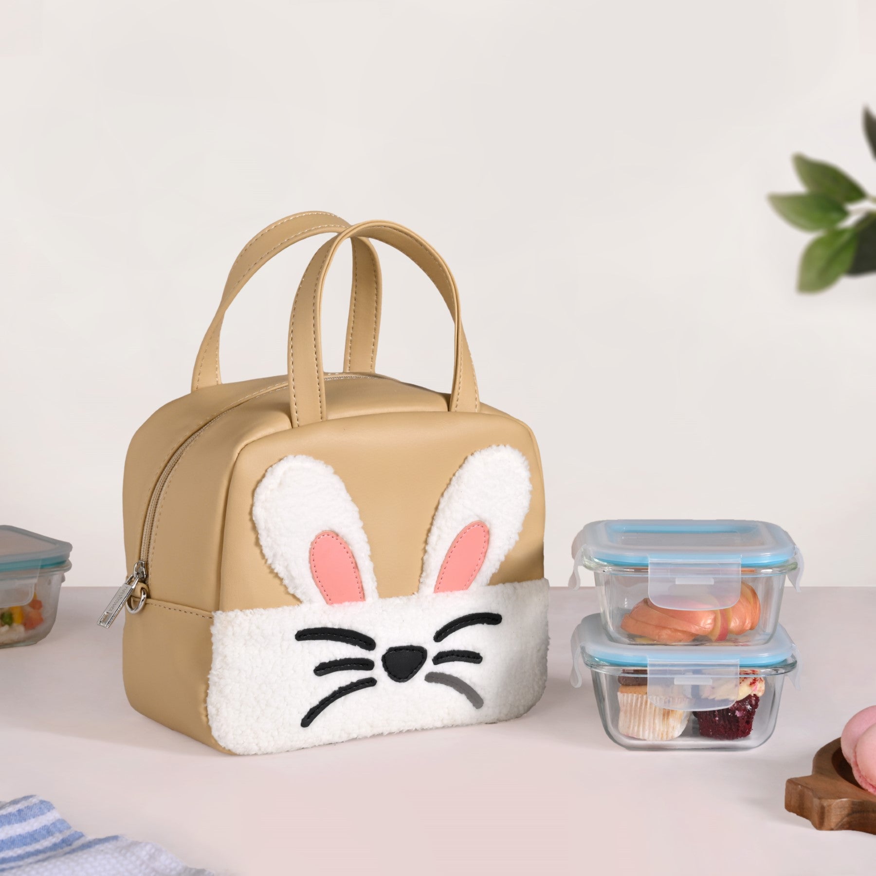 Cute Bunny Leakproof Lunch Bag For Kids