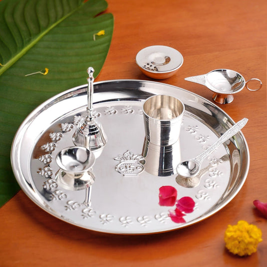 All In One Daily Aarti Pooja Thali Set Of 7