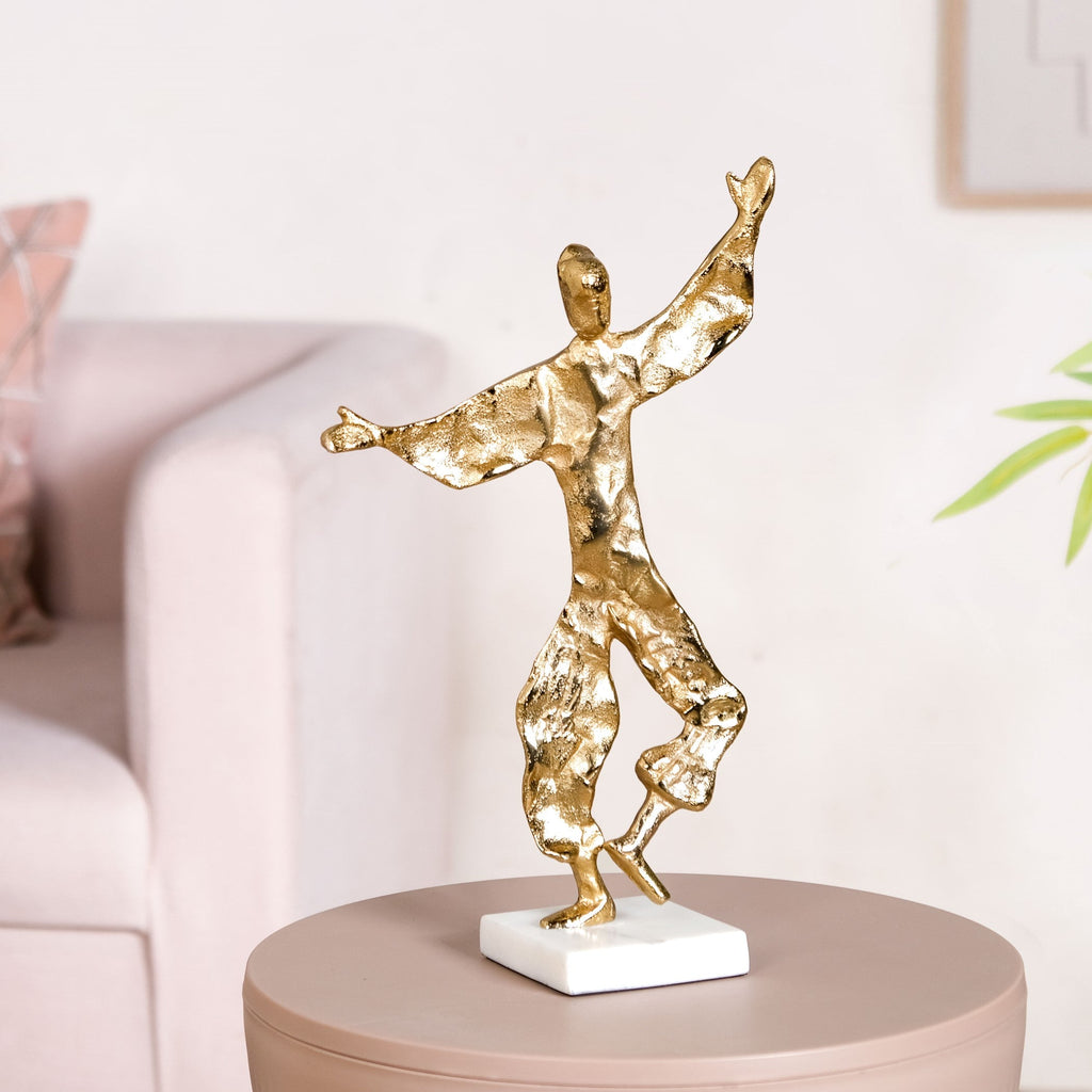 Dancing Musketeer Tabletop Metal Decor