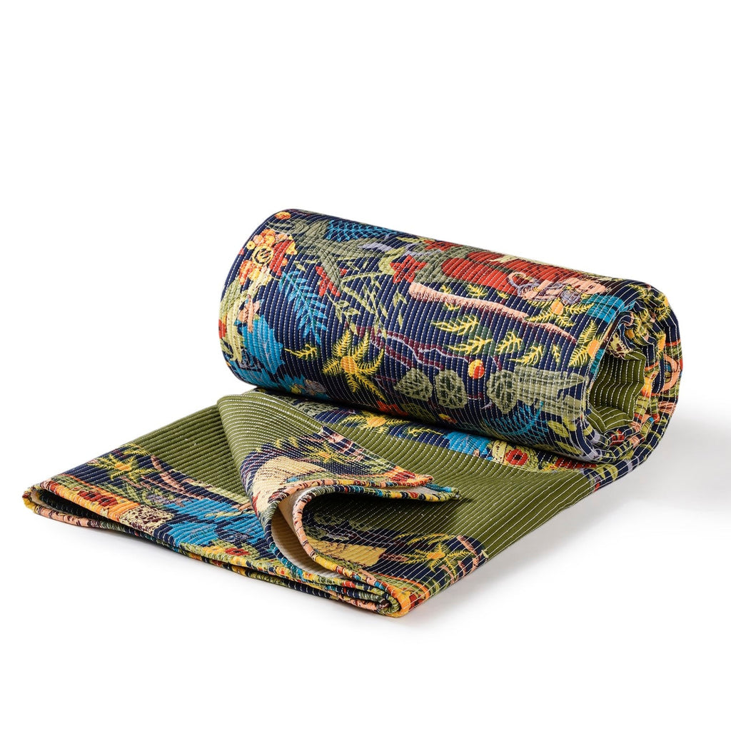 Frida Kahlo Inspired Quilted Cotton Bedcover 250x220cm