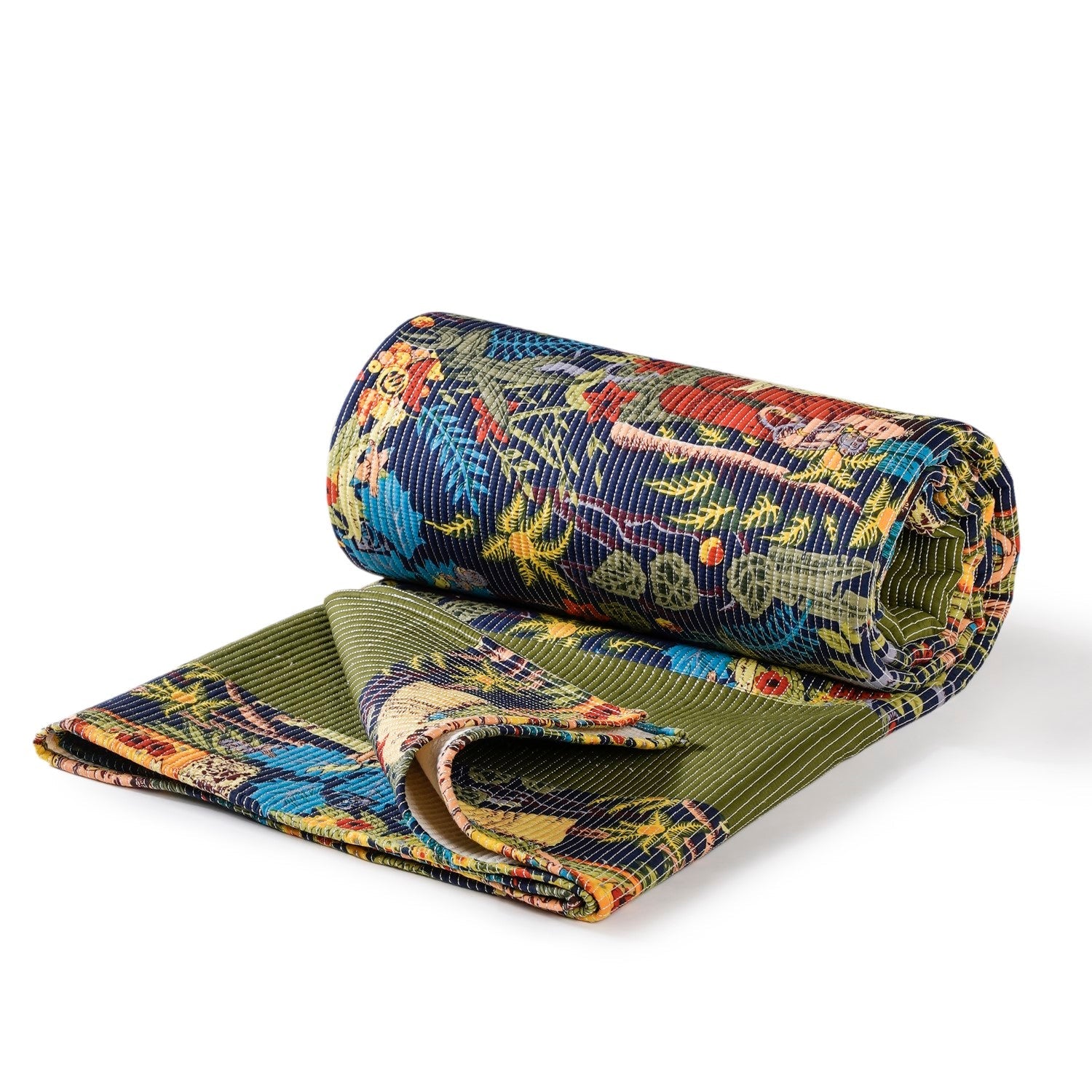 Frida Kahlo Inspired Quilted Cotton Bedcover 250x220cm