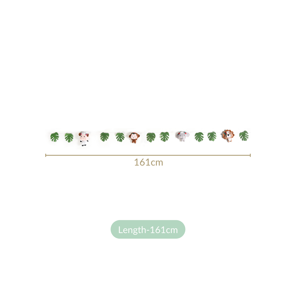 Safari Bunting Nursery Wall Decor For Kids Room