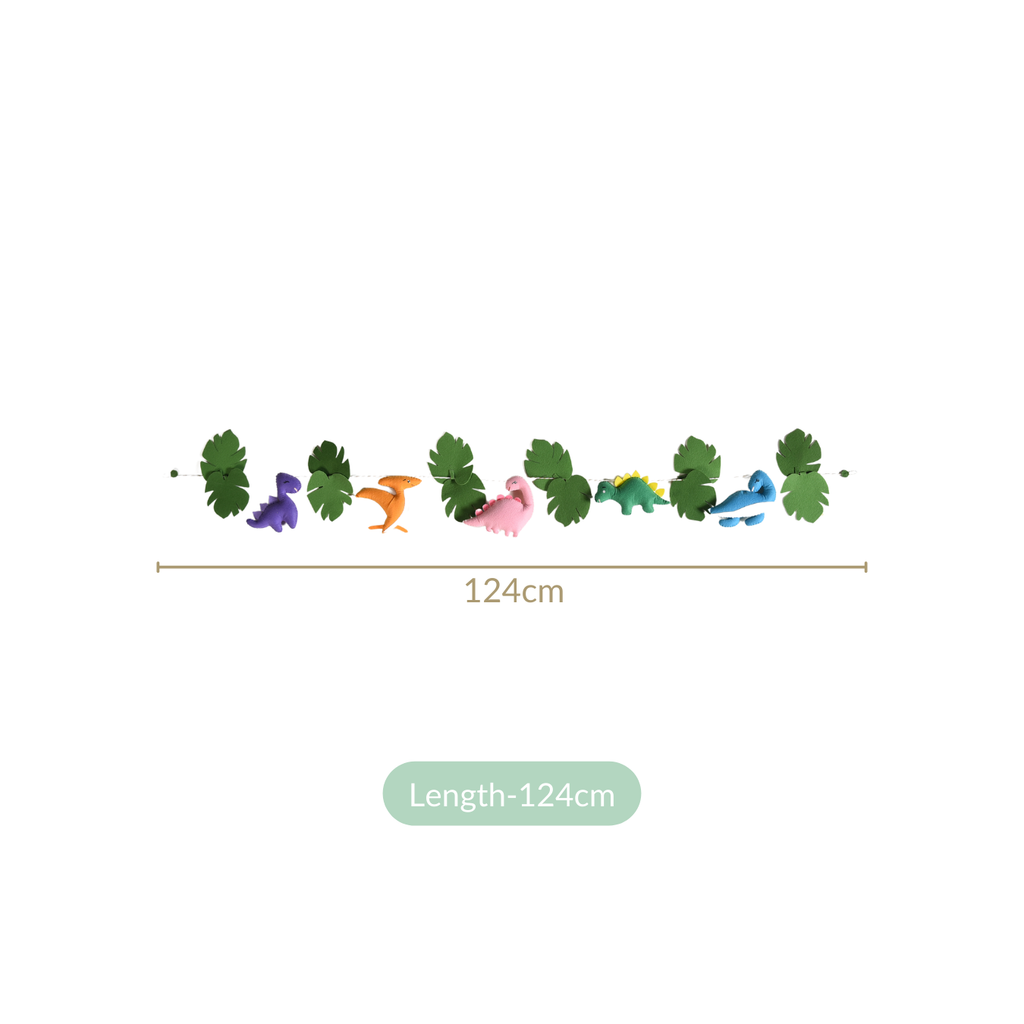 Playful Dinosaur Nursery Bunting For Room Decor