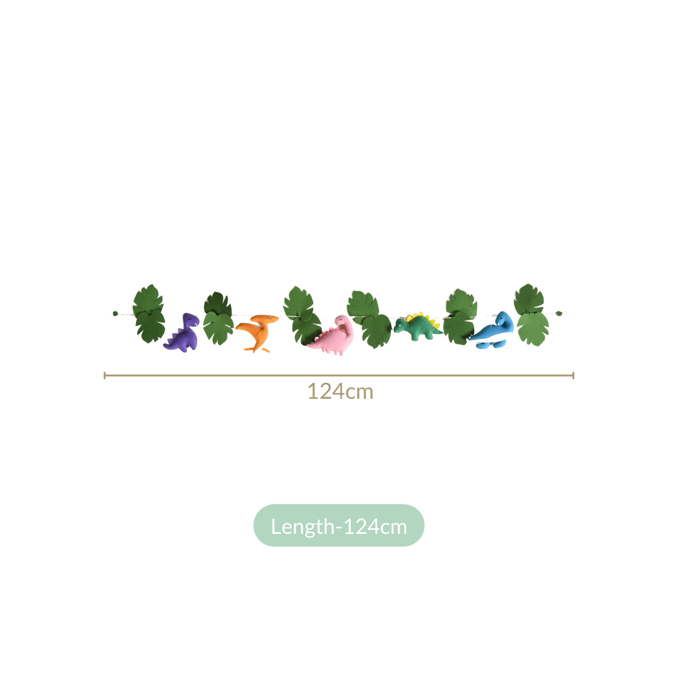 Playful Dinosaur Nursery Bunting For Room Decor