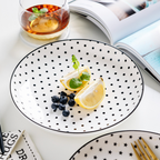 Black and White Deep Plate