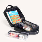 Black Vegan Travel Kit Set Of 4