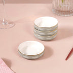 Azo Grey Dessert Plate Set Of 4