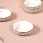 Azo Grey Dessert Plate Set Of 4