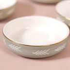 Azo Grey Dessert Plate Set Of 4