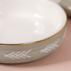 Azo Grey Dessert Plate Set Of 4