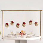 Detachable Tabletop Adjustable Metal Stand With Wall Hangings