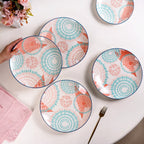 Pastel Dinner Plates Set Of 4 10Inch