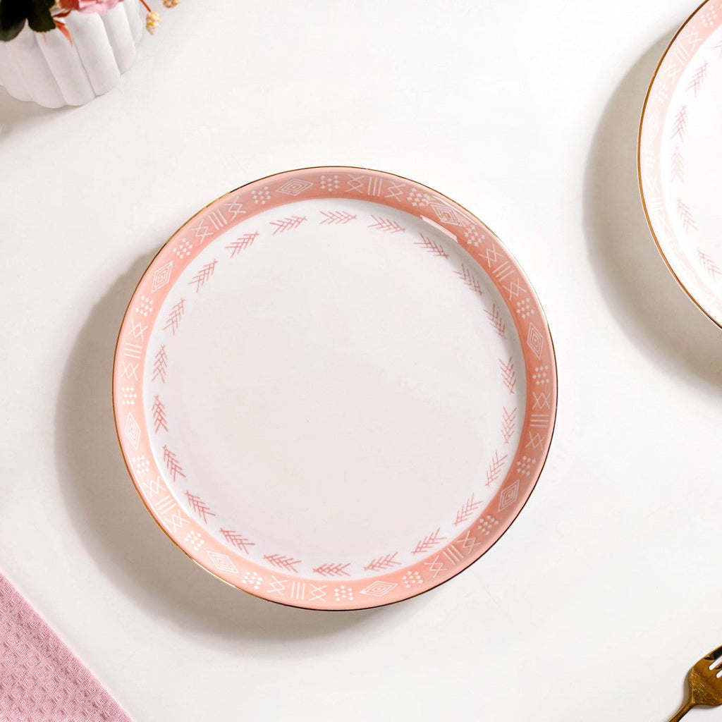 Pink Azo Dinner Plate Set Of 4 10 Inch
