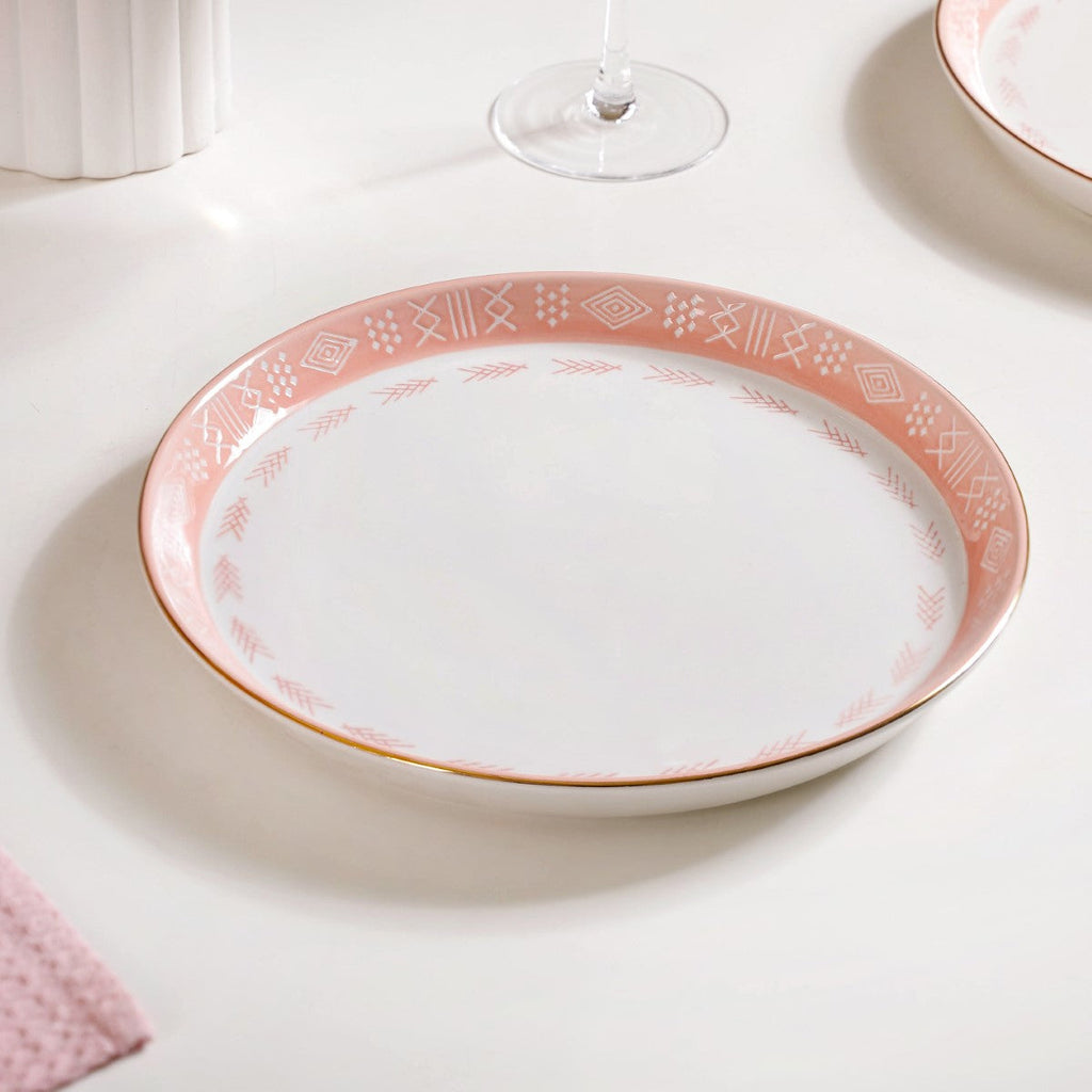 Pink Azo Dinner Plate Set Of 4 10 Inch