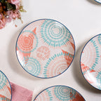 Pastel Dinner Plates Set Of 4 10Inch