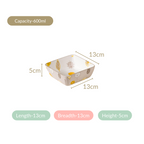 Dandelion Square Snack Bowl Set Of 4 600ml