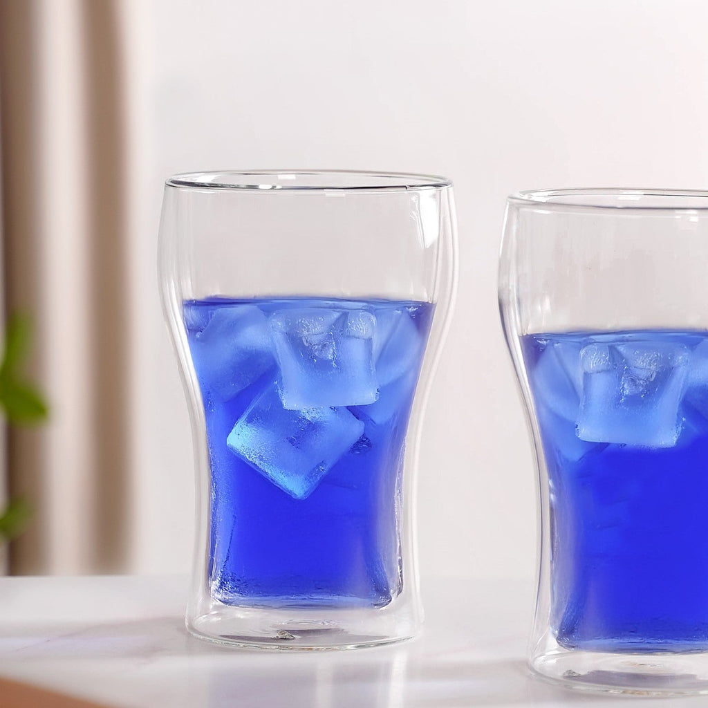 Double Wall Drinks Glass Set Of 2 350ml
