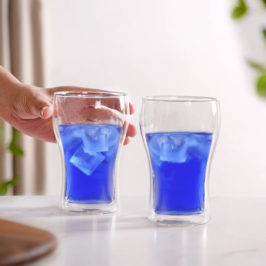 Double Wall Drinks Glass Set Of 2 350ml