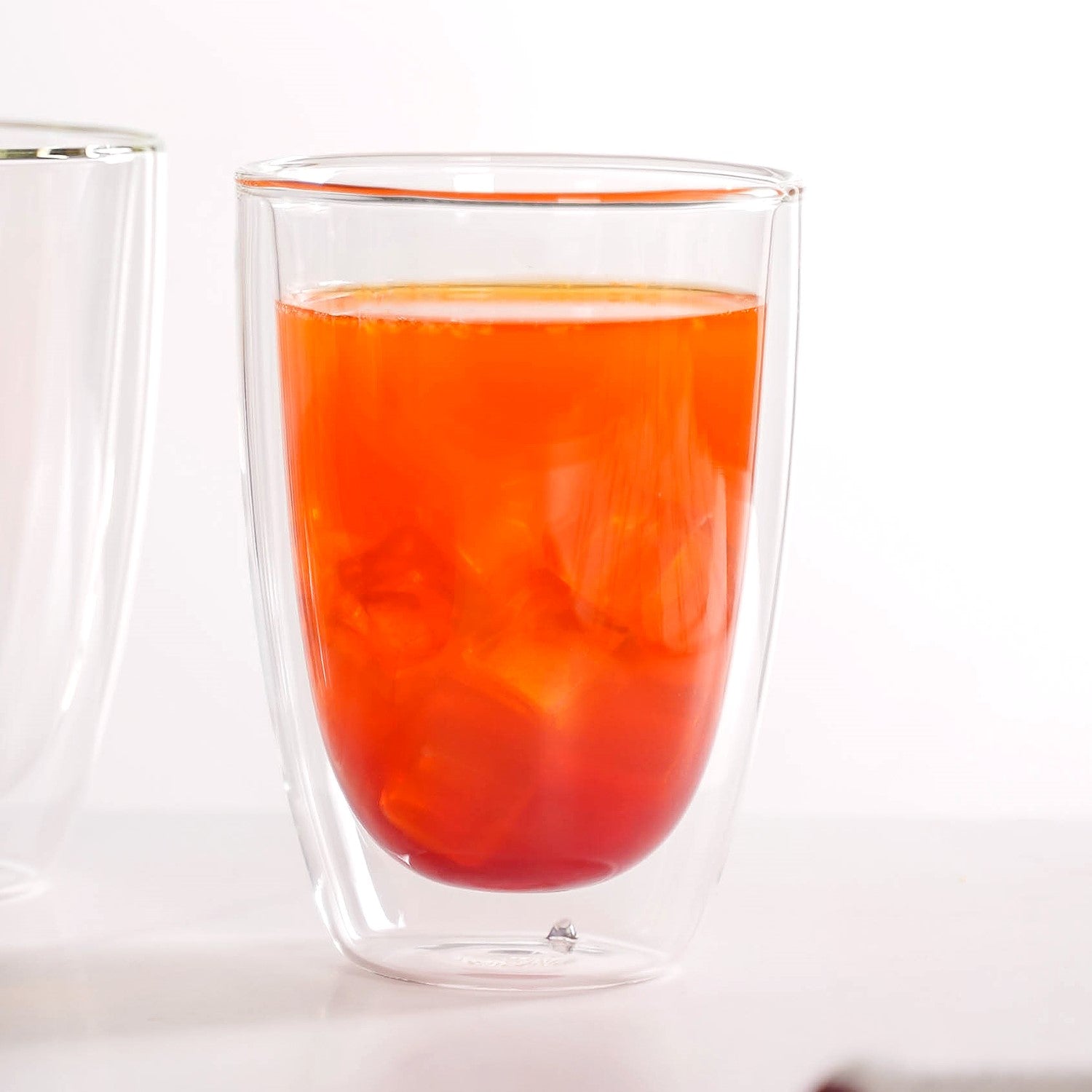 OJ Americano Double Wall Glass Tumblers Set Of 2 490ml