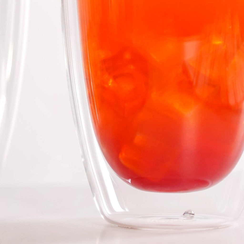 OJ Americano Double Wall Glass Tumblers Set Of 2 490ml