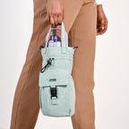 Chic Mint Drawstring Bottle Holder