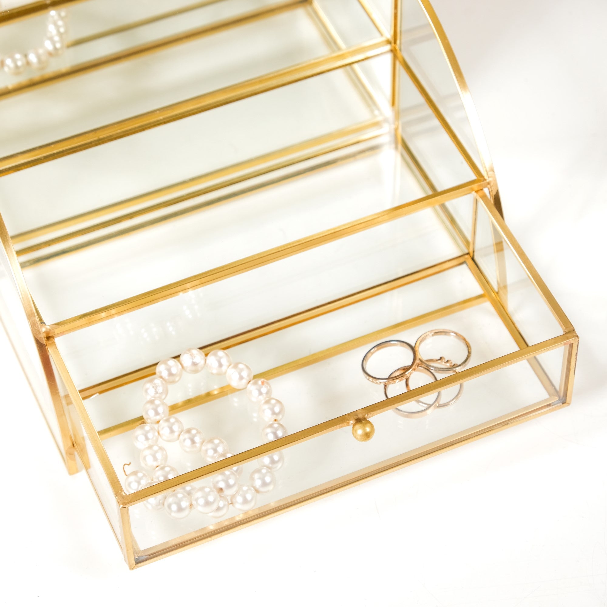 Dressing Table Mirror With Jewellery Box Drawer