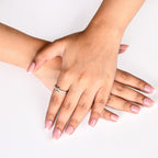 Dual Essence Silver Baguette Solitaire Ring