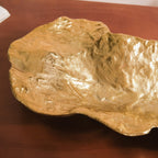 Opulent Abstract Decorative Tray Gold