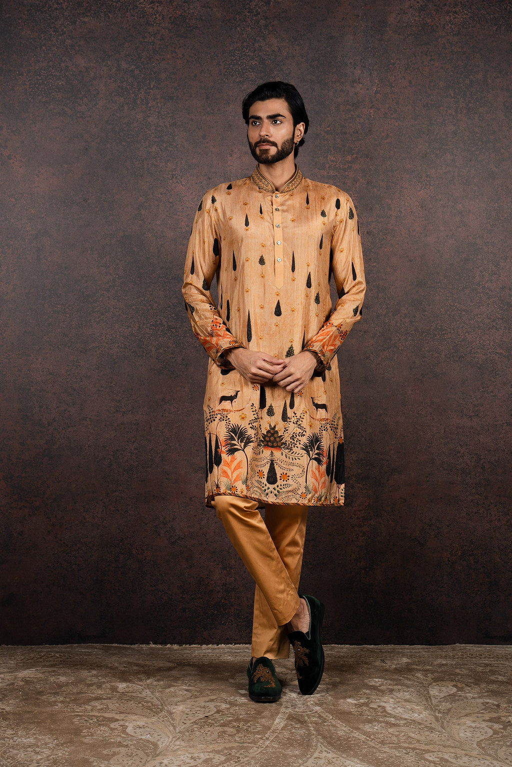 Earthy Mustard Kurta Set | MURAQQA