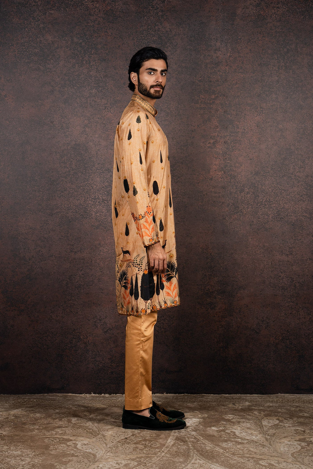 Earthy Mustard Kurta Set | MURAQQA
