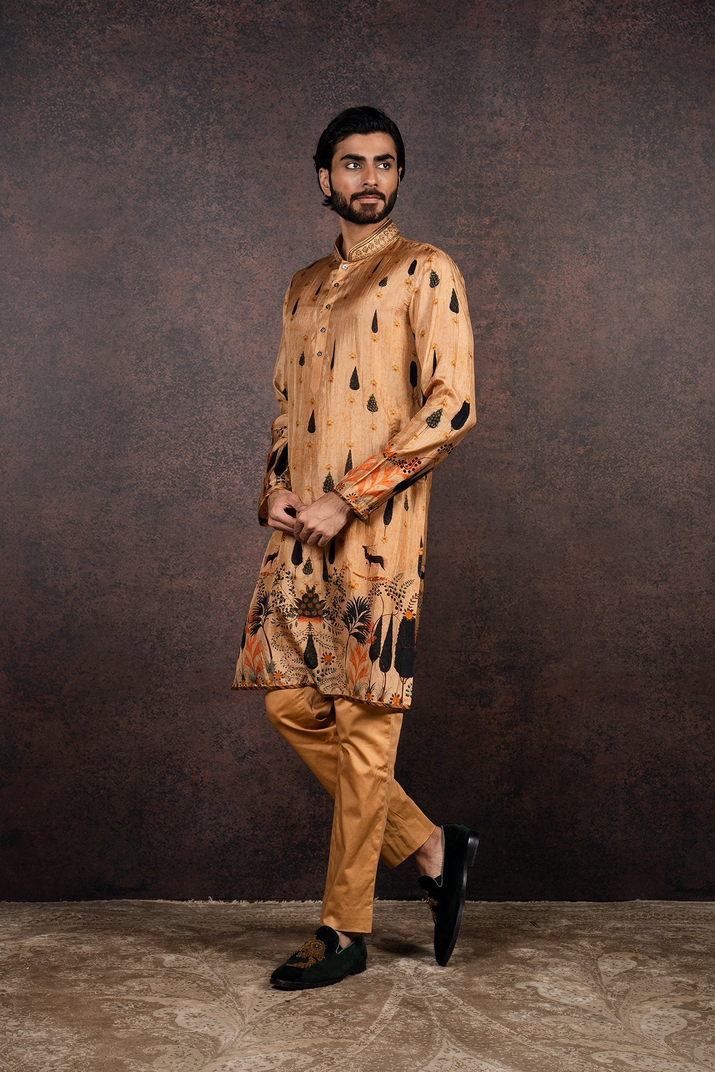 Earthy Mustard Kurta Set | MURAQQA
